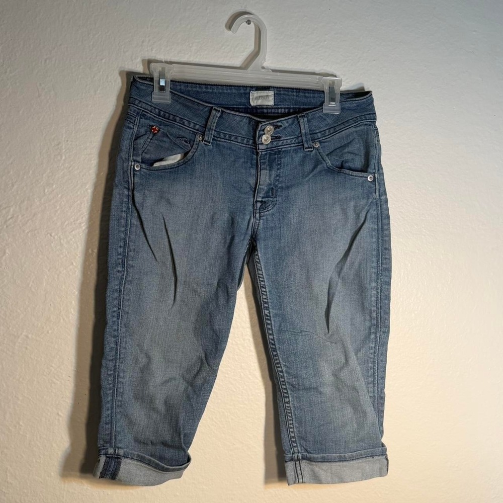 Hudson blue capri jeans with button fly Size 28